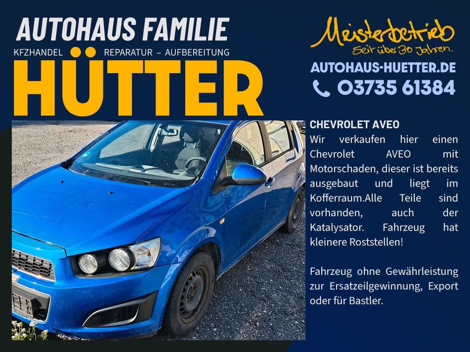 Chevrolet Aveo · Motorschaden