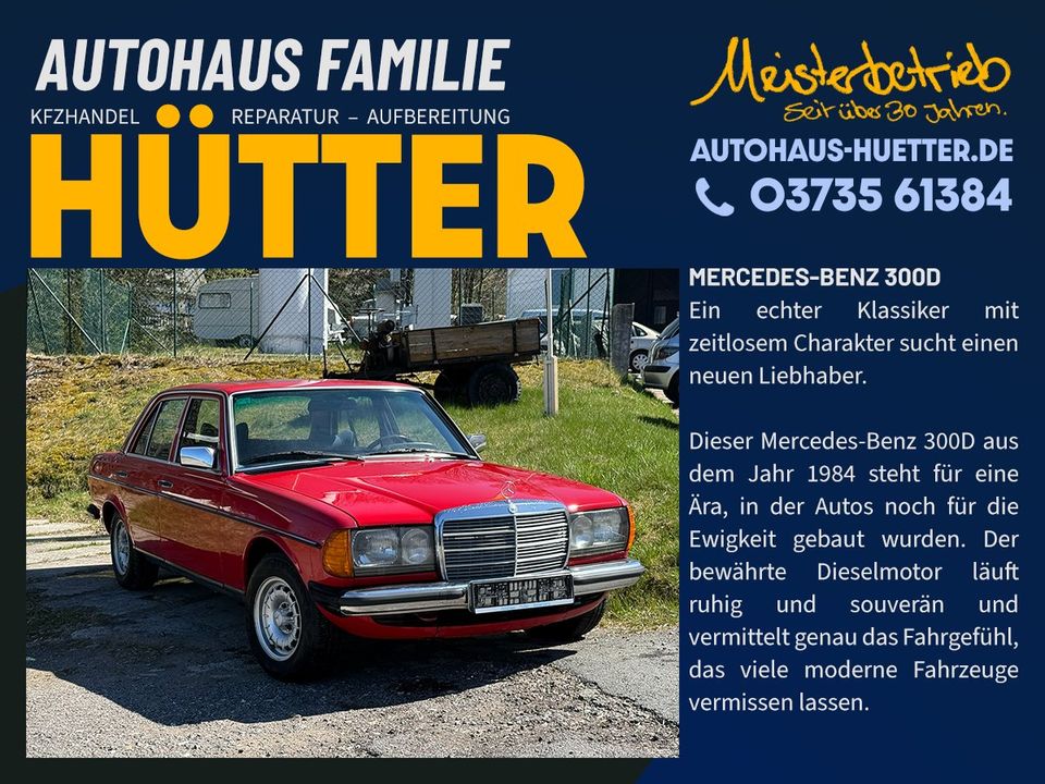 Mercedes W123 300D · H-Kennzeichen